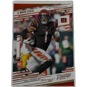 2021 Panini Chronicles Prestige Football JaMarr Chase #212 RC Rookie Card